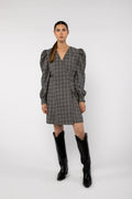 Iben Dress - Black Check