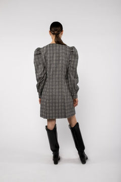 Iben Dress - Black Check