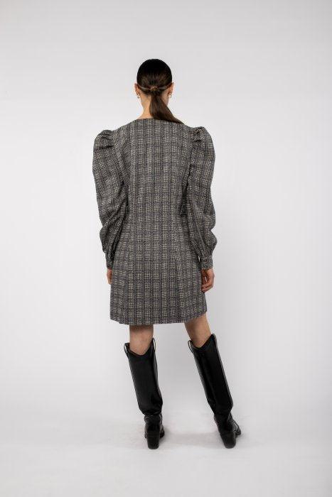 Iben Dress - Black Check