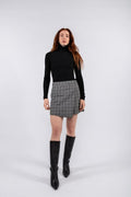 Iben Skirt - Black Check