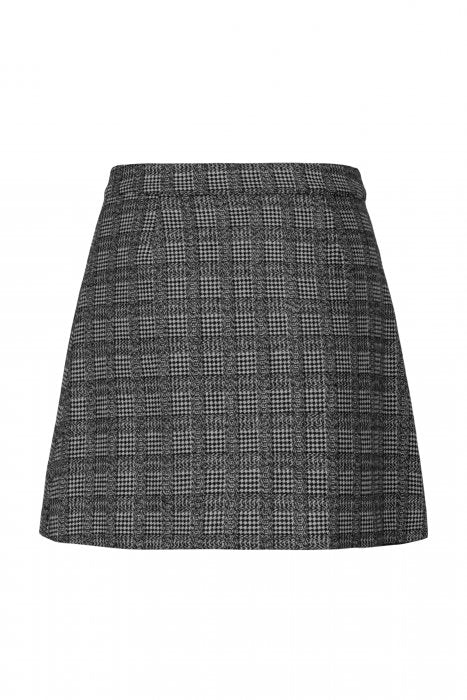 Iben Skirt - Black Check