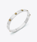 Miller Stud Hinge Bracelet - Tory Silver/Tory Gold