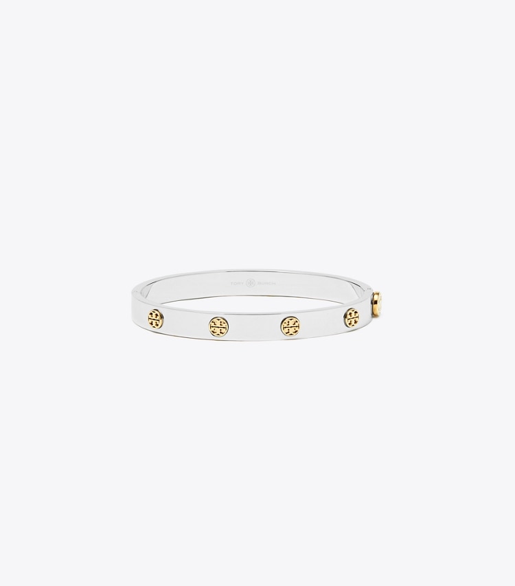 Miller Stud Hinge Bracelet - Tory Silver/Tory Gold