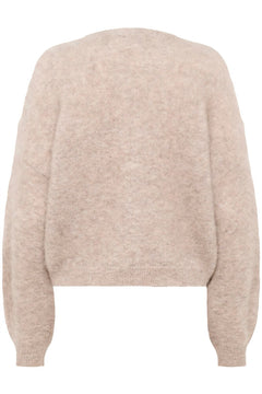 GZdebbie Cardigan - Warm Sand Melange