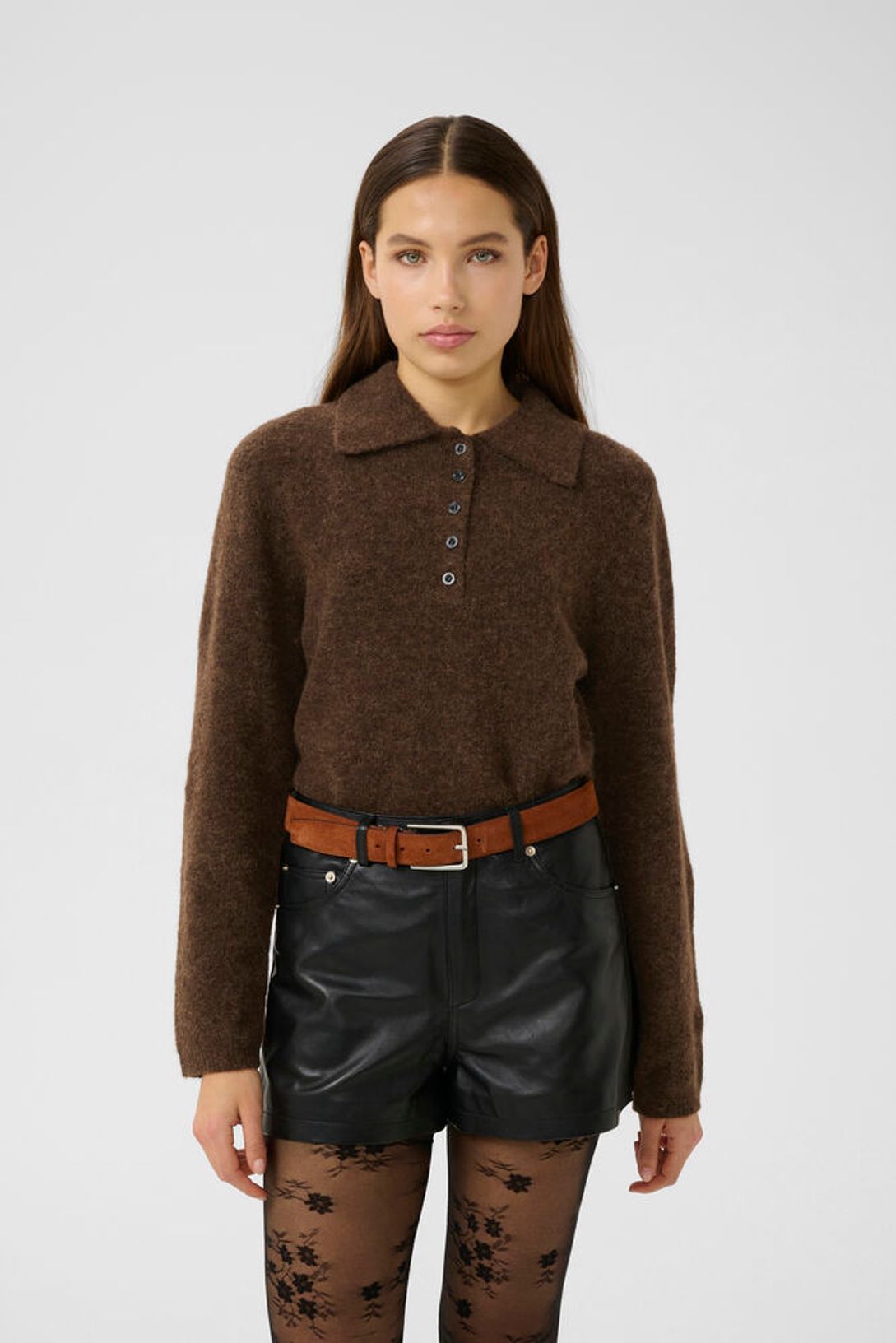 GZalpha Polo Pullover - Buff Mélange