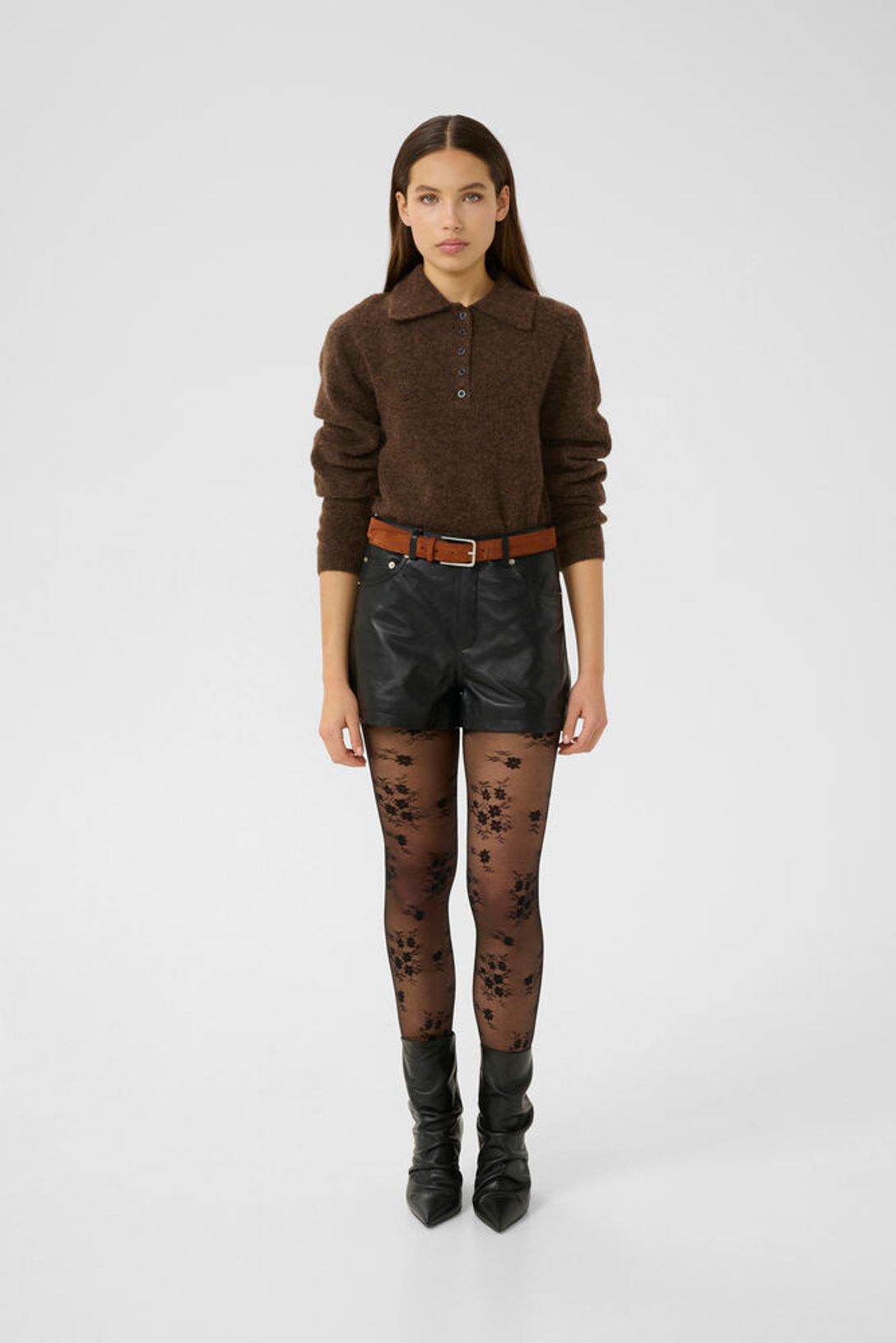 GZalpha Polo Pullover - Buff Mélange