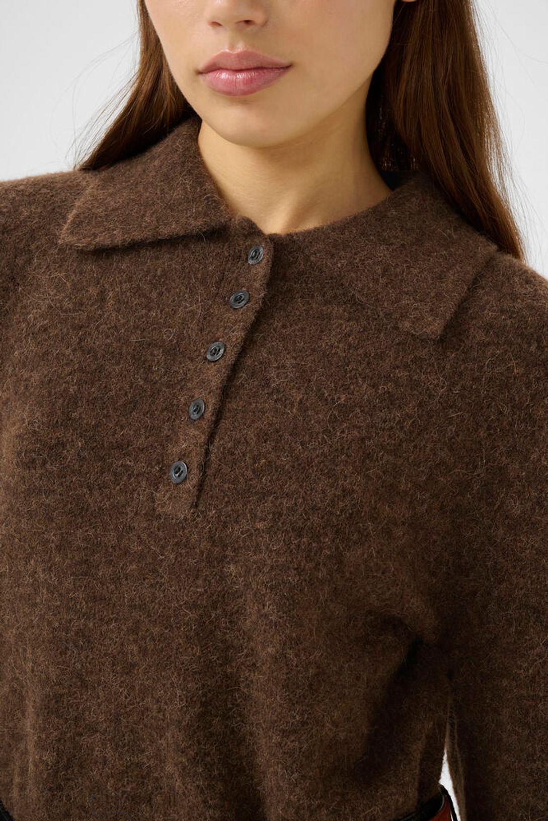 GZalpha Polo Pullover - Buff Mélange