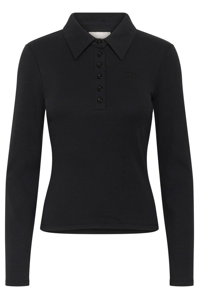 GZdrew Ls Polo Top - Svart