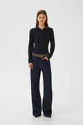 GZdrew Ls Polo Top - Svart