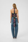GZviva HW Baggy Jeans - Vintage Blue Denim