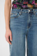 GZviva HW Baggy Jeans - Vintage Blue Denim