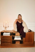 Georgie Maxi Dress - Burgundy