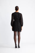 Camden Mini Dress - Black Glitter Dot
