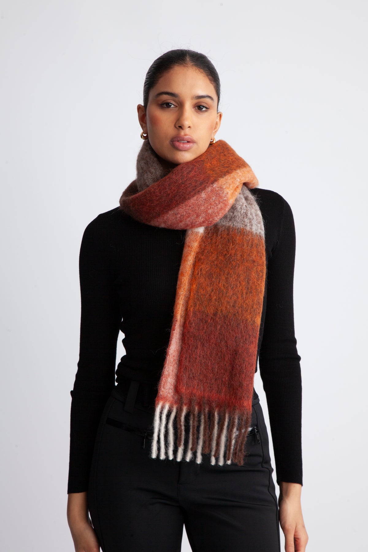 Ravenna Scarf - Sunset Orange