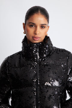 Gstaad Sequin Jacket - Black