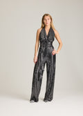Andrea Jumpsuit - Black/Metallic