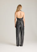 Andrea Jumpsuit - Black/Metallic