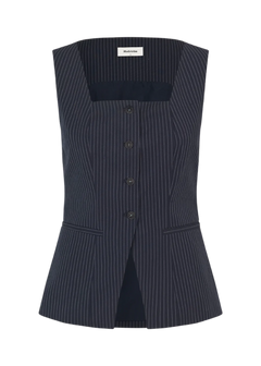 Mathilde Top - Navy Sky