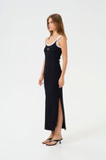GZdrew Contrast Logo Dress - Svart