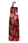 Gzsigrida P Silk Dress - Dessert Flower Multi