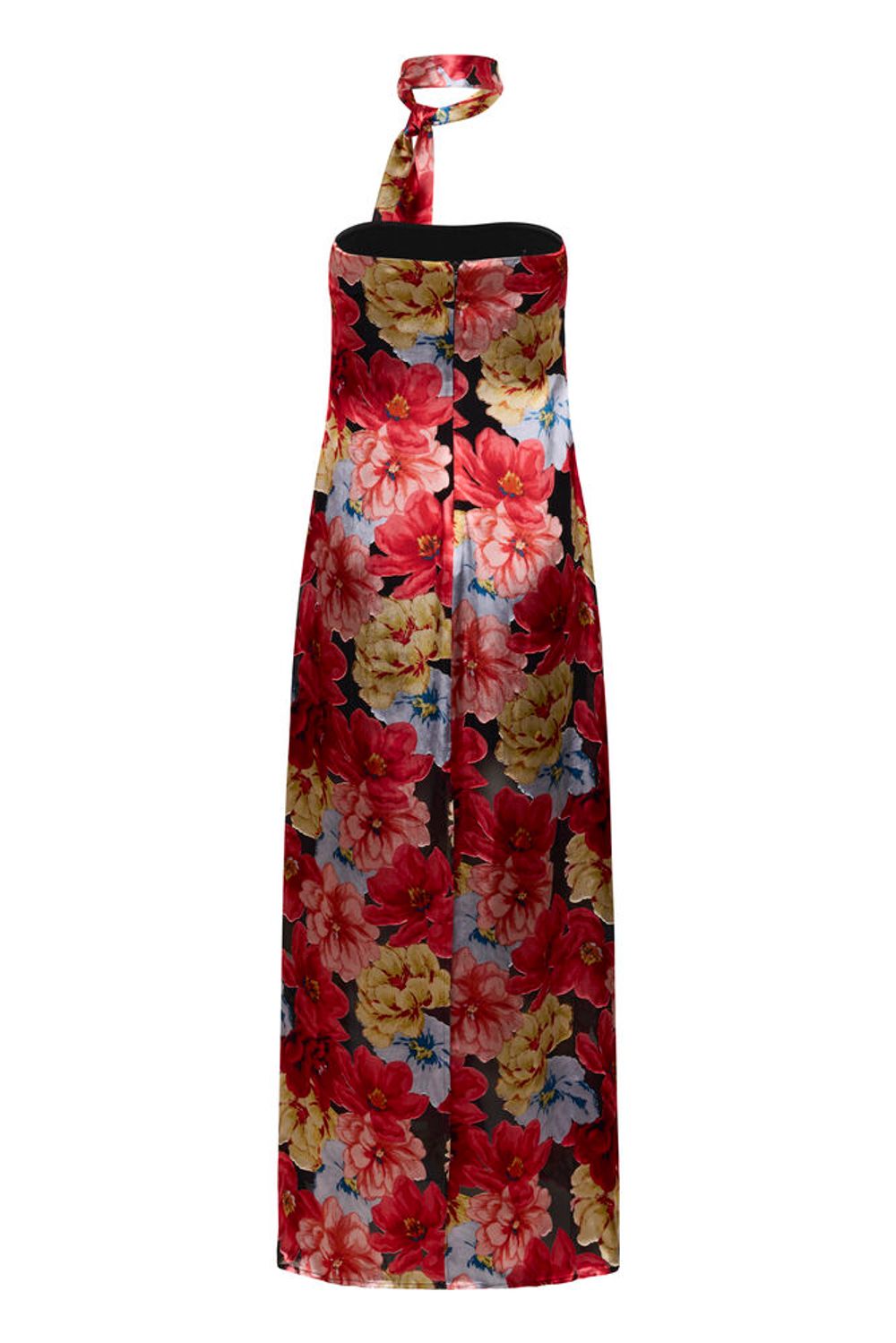 Gzsigrida P Silk Dress - Dessert Flower Multi