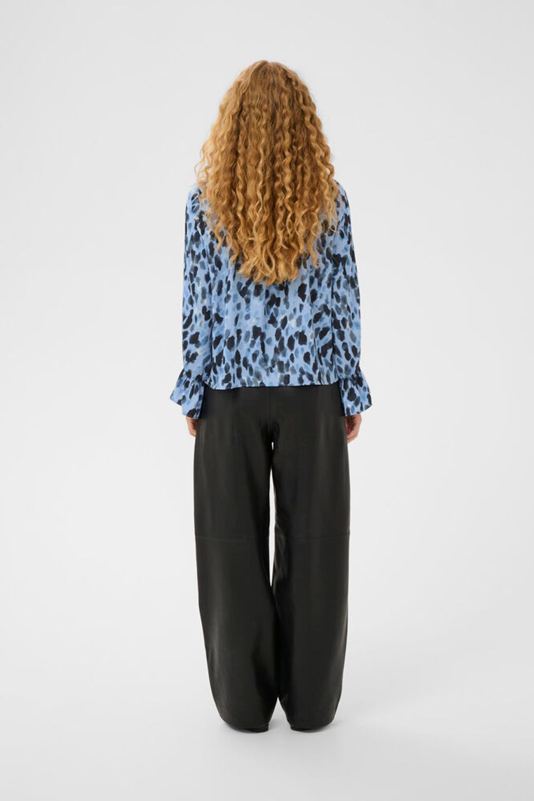InWear GracieIW Printed Blus - Blue Painted Dot