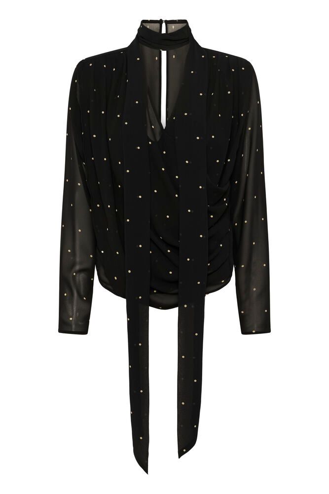 Gzdorthie P Blus - Khaki Dot