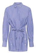 NataljaIW Skjorta - Sodalite Blue Stripe