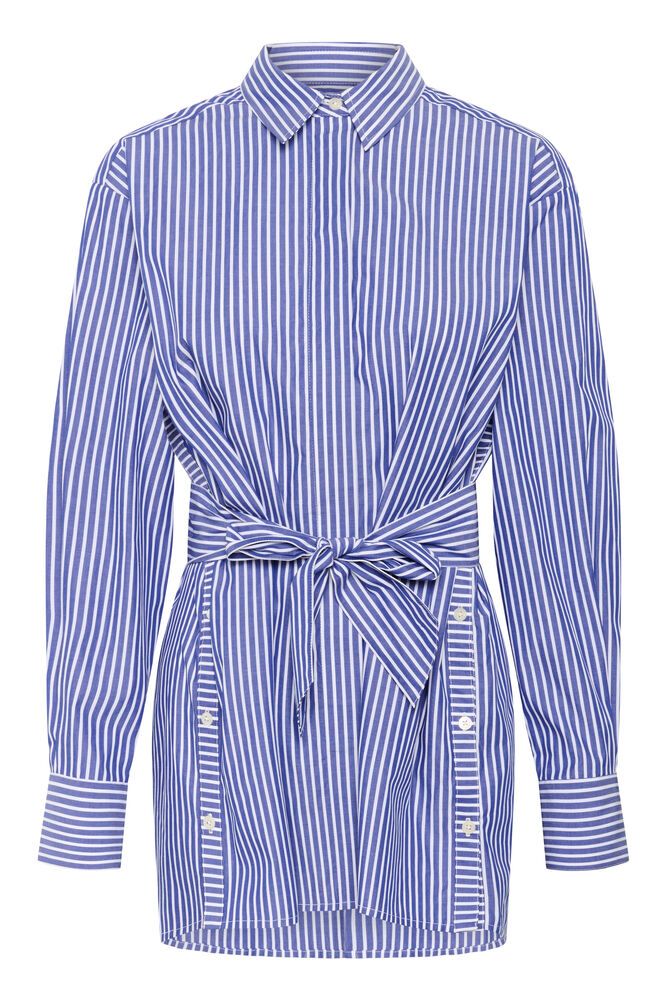 NataljaIW Skjorta - Sodalite Blue Stripe