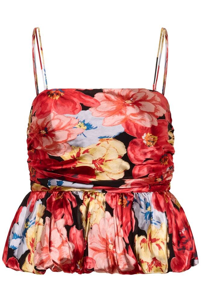 Gzsigrida P Silk Top - Dessert Flower Multi