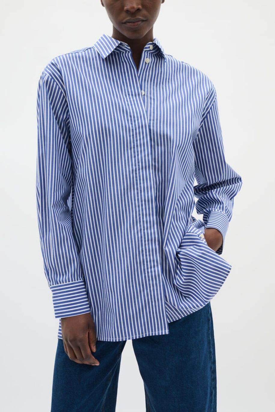 NataljaIW Skjorta - Sodalite Blue Stripe