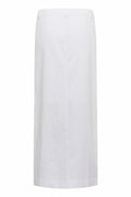 GZizza Linen MW Kjol - Bright White
