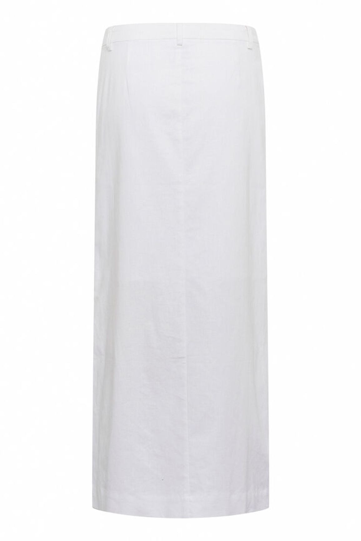 GZizza Linen MW Kjol - Bright White