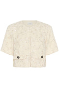 Gzchanaya Ss Jacket - Off White Pearls