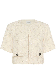 Gzchanaya Ss Jacket - Off White Pearls