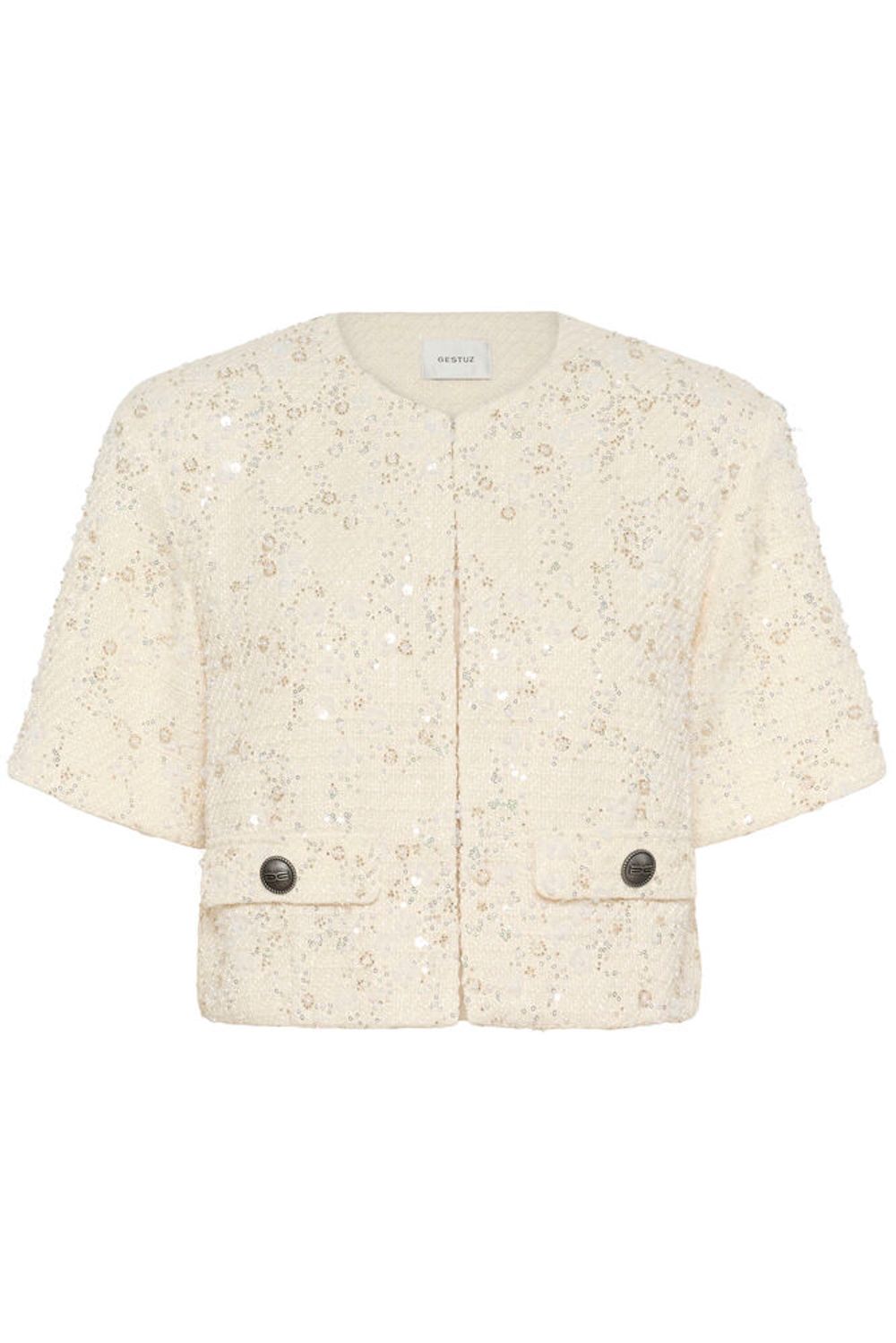 Gzchanaya Ss Jacket - Off White Pearls