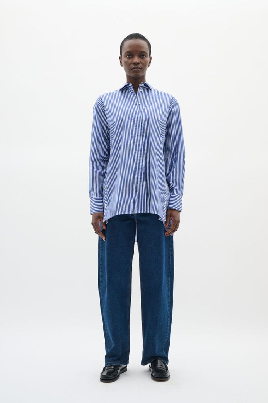NataljaIW Skjorta - Sodalite Blue Stripe