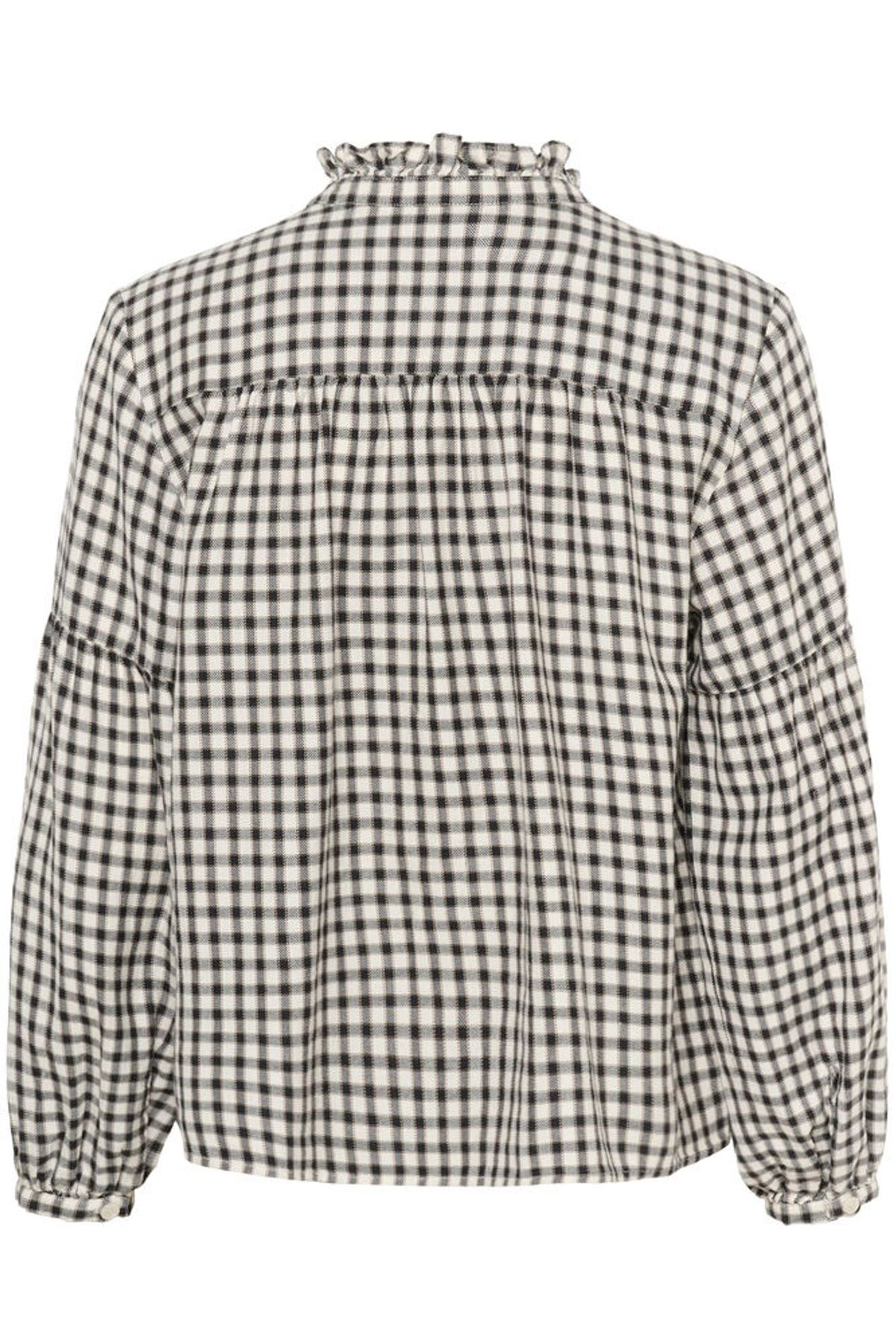 SamillaPW Skjorta - Garnache Mini Check