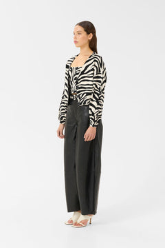 GZzebba Cardigan - Black/Birch Tiger