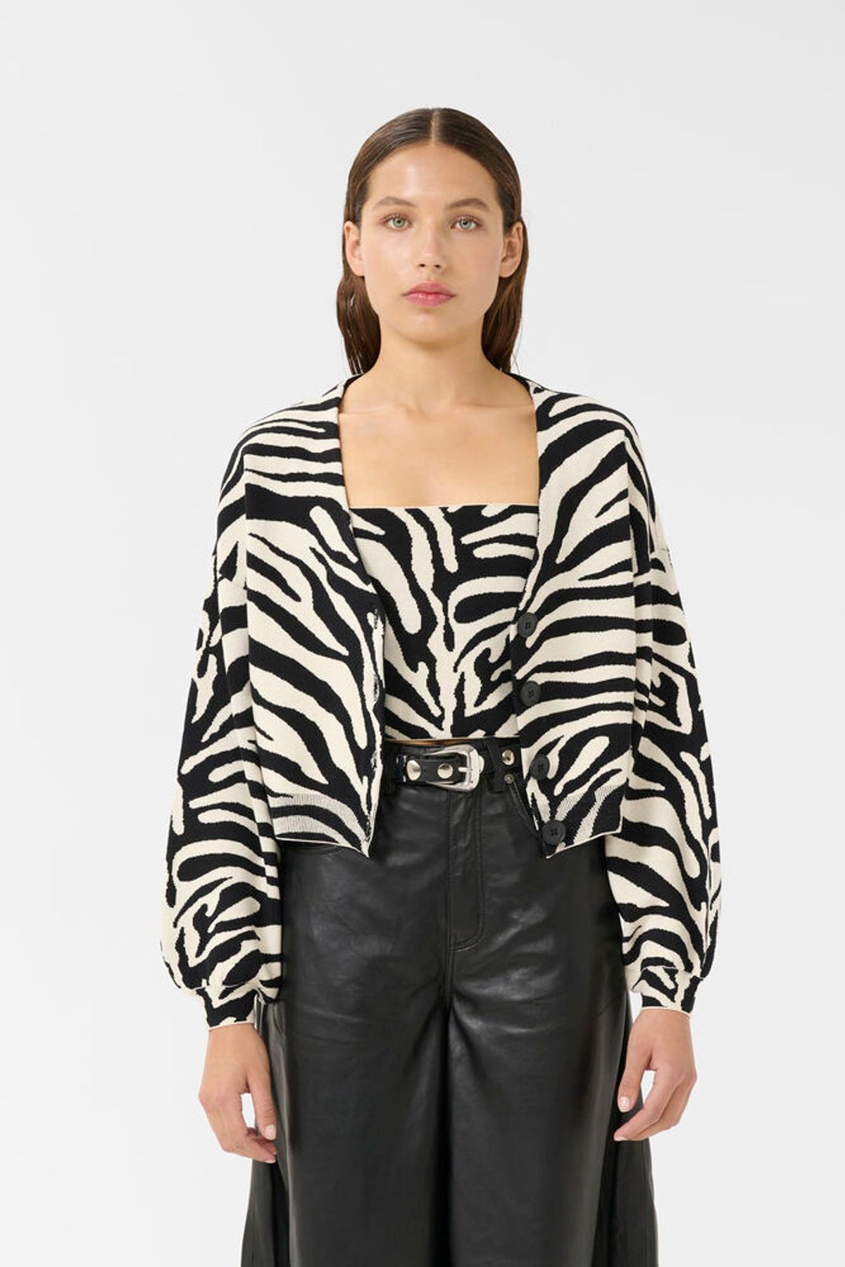 GZzebba Kofta - Svart/Birch Tiger