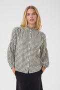SamillaPW Skjorta - Garnache Mini Check