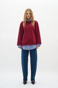 GincentIW Crewneck - Cabernet