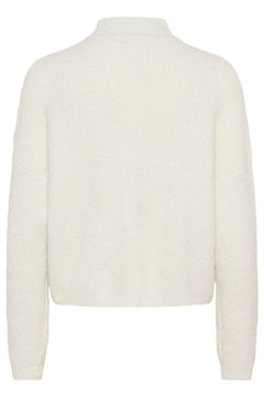 Gzalpha Shimmer Cardigan - Ivory With Lurex
