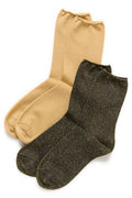 CozyIW Glitter Socks - Multi Gold