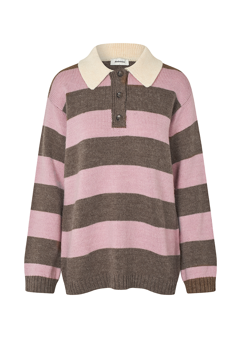 Pelham Stripe Polo - Lilac Chocolate