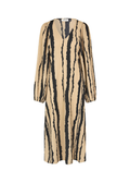 Harland Print Dress - Torn Lines