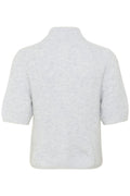 AlphaGZ SS Short Cardigan - Grey Dawn Melange
