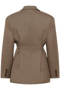 Gzpaula Waist Blazer - Dark Timberwolf Melange