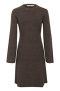 AntaliGZ Wool Short Dress - Chestnut Melange