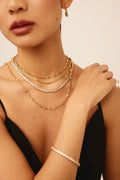 The Date Chain - Clear Gold